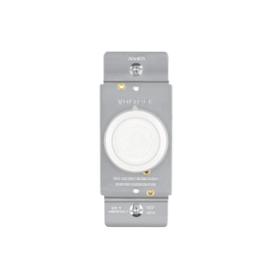 Atenuador de luz giratorio, Standard, blanco, Voltec