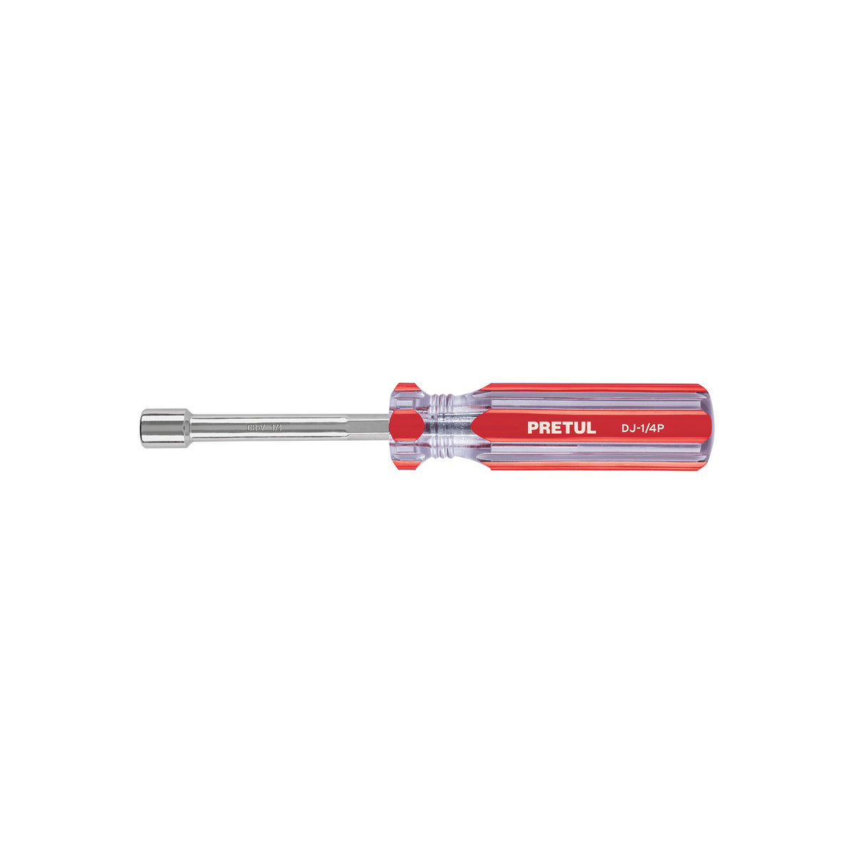 Desarmador de caja 1/4" mango de PVC Pretul