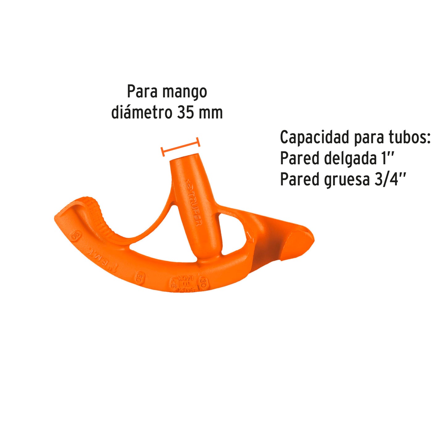 Doblador de tubo conduit, hasta 1"