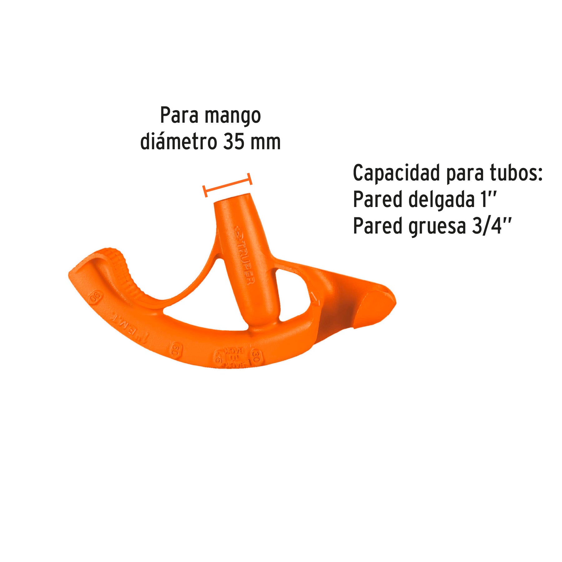 Doblador de tubo conduit, hasta 1"