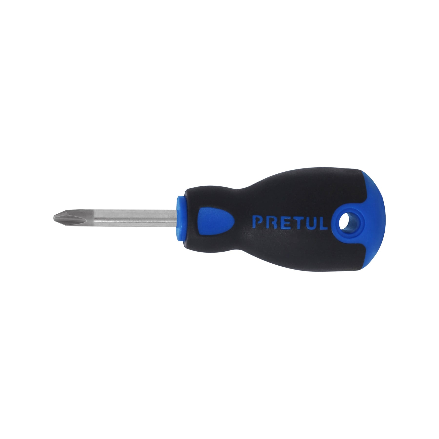 Desarmador phillips, 1/4x1-1/2", mango bicolor, pretul