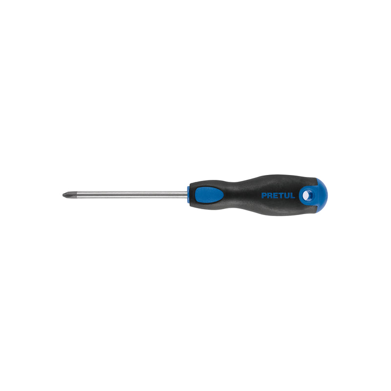 Desarmador punta phillips, 1/4x4", mgo comfort grip, pretul