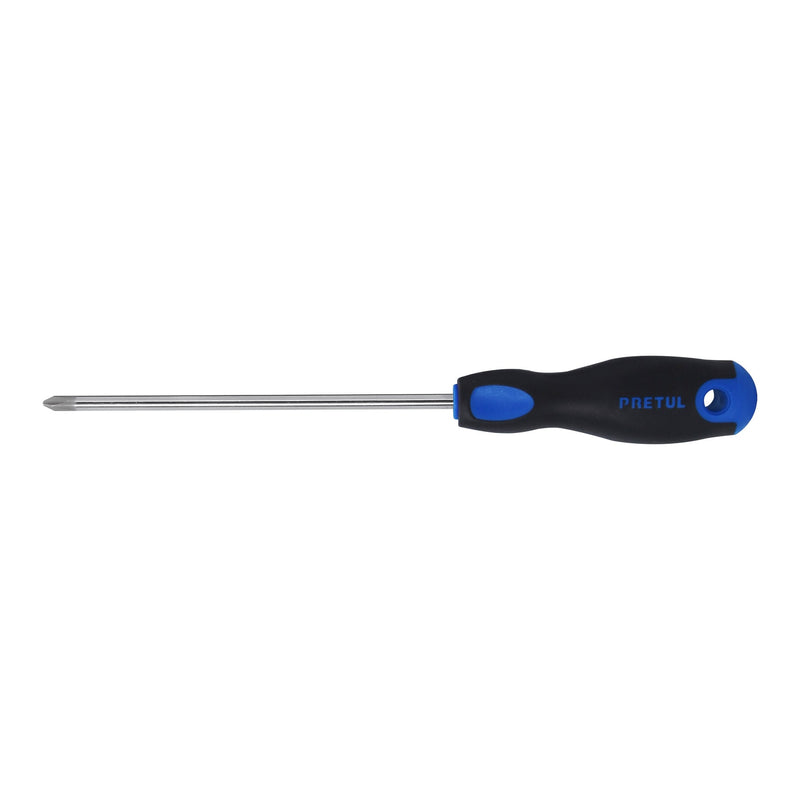 Desarmador punta phillips, 1/4x6", mgo comfort grip, pretul