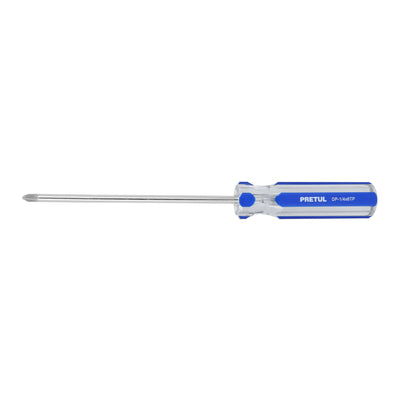 Desarmador punta phillips, 1/4 x 6", mango pvc, pretul