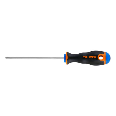 Desarmador punta phillips # 0, mango comfort grip, 4"