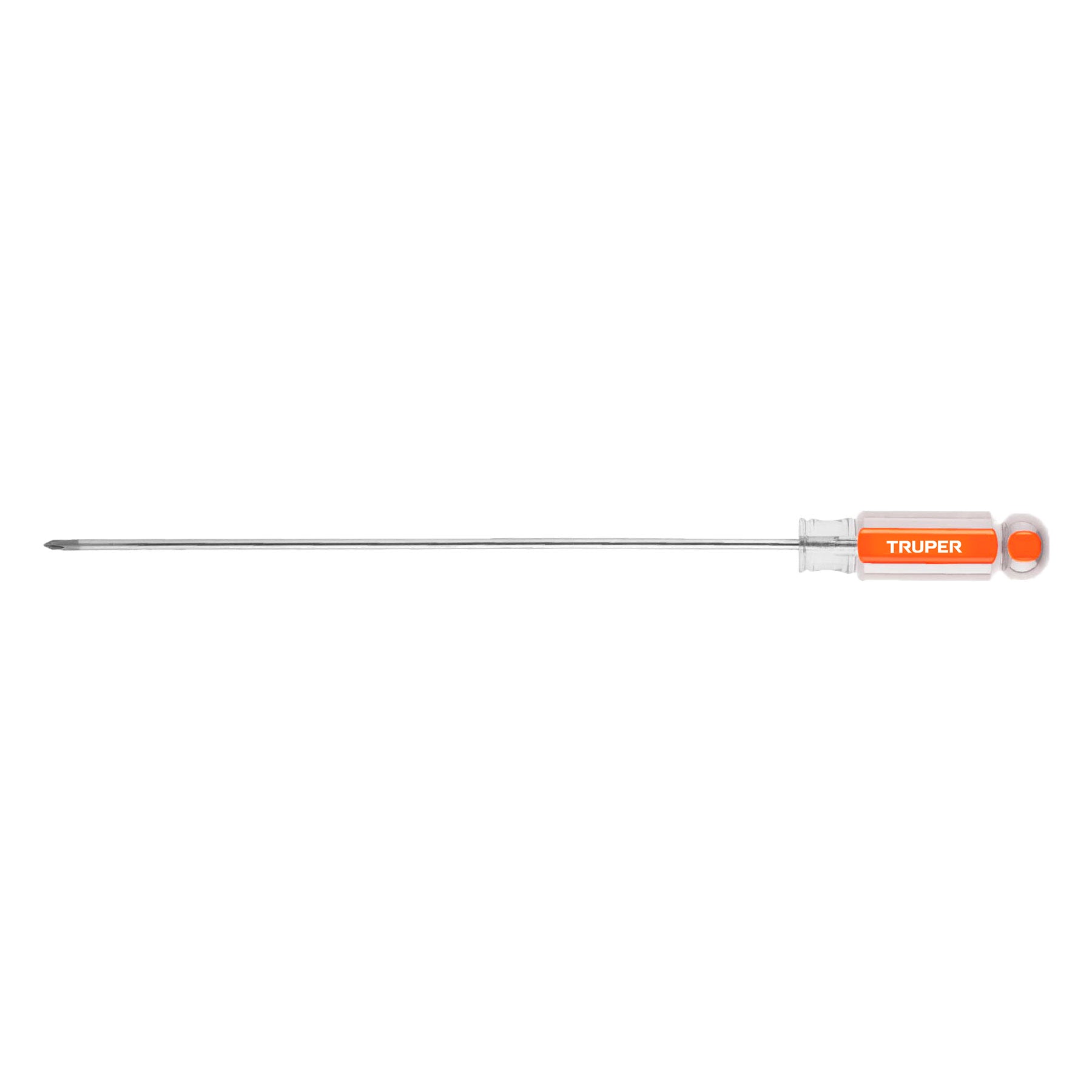Desarmador punta phillips # 0, mango de acetato 8"