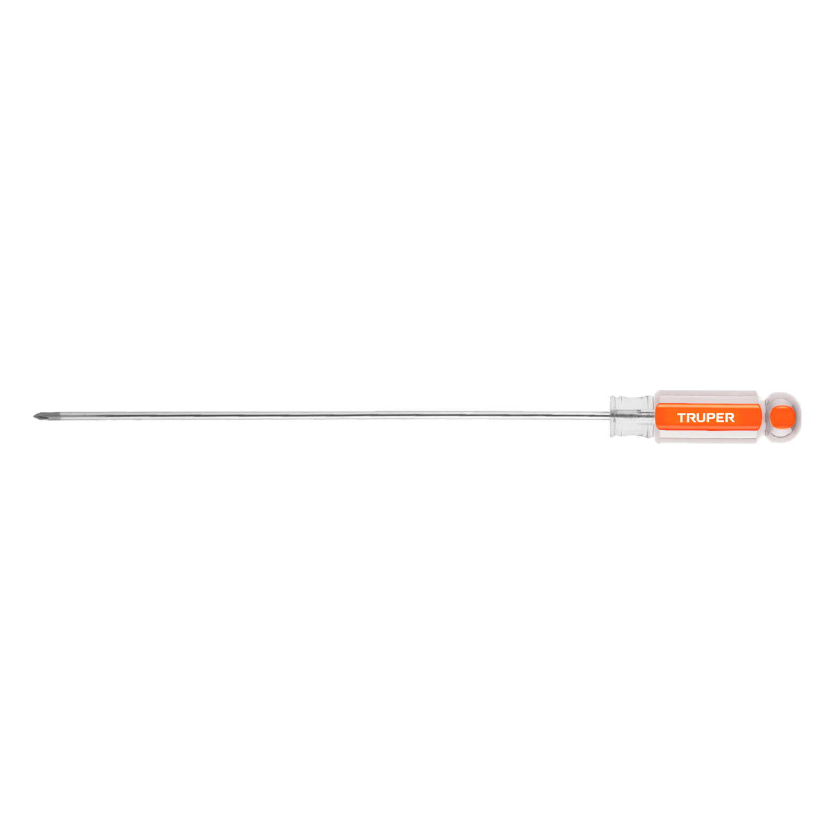 Desarmador punta phillips # 0, mango de acetato 8"