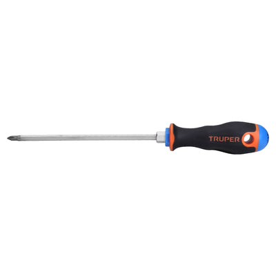 Desarmador punta phillips # 1, mango comfort grip, 6"