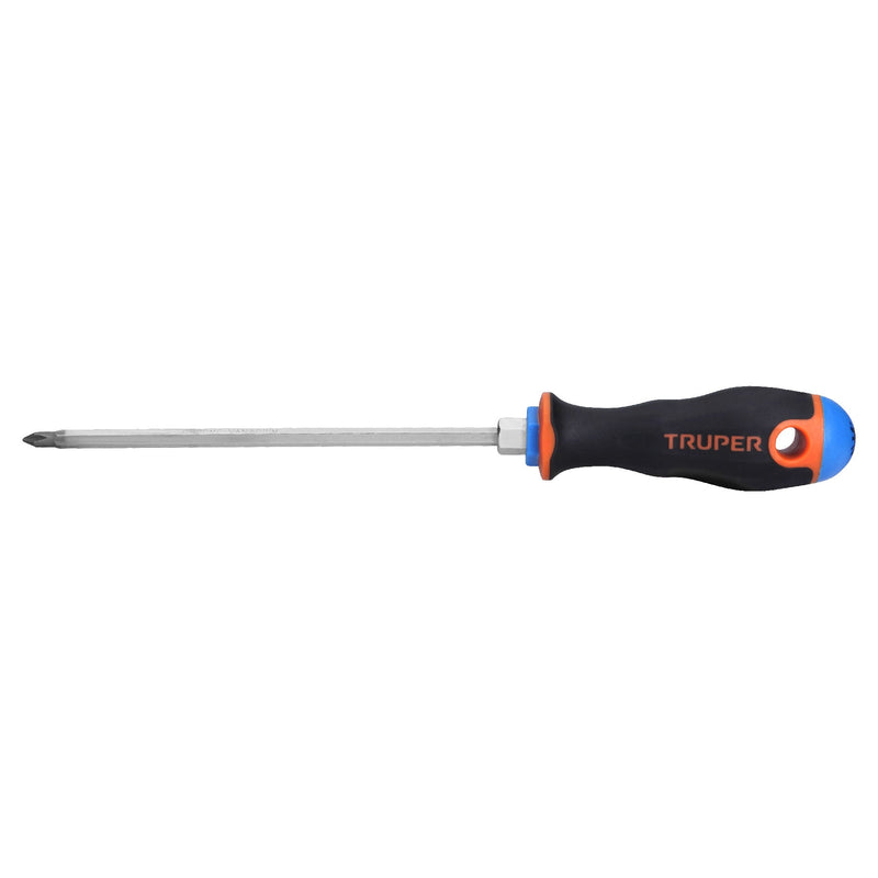 Desarmador punta phillips # 1, mango comfort grip, 6"