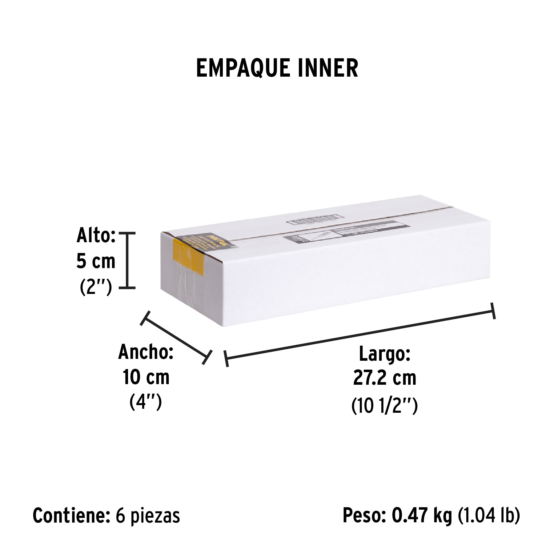 Desarmador punta phillips, 3/16 x 6", mango pvc, pretul