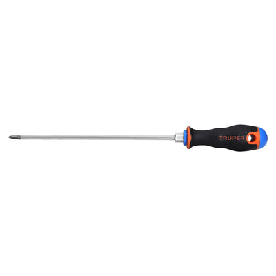 Desarmador punta phillips # 1, mango comfort grip, 8"