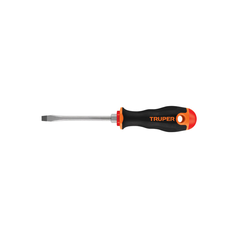 Desarmador plano 1/4x4" mango comfort grip