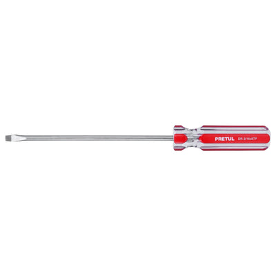 Desarmador plano, 3/16 x 6", mango pvc, pretul