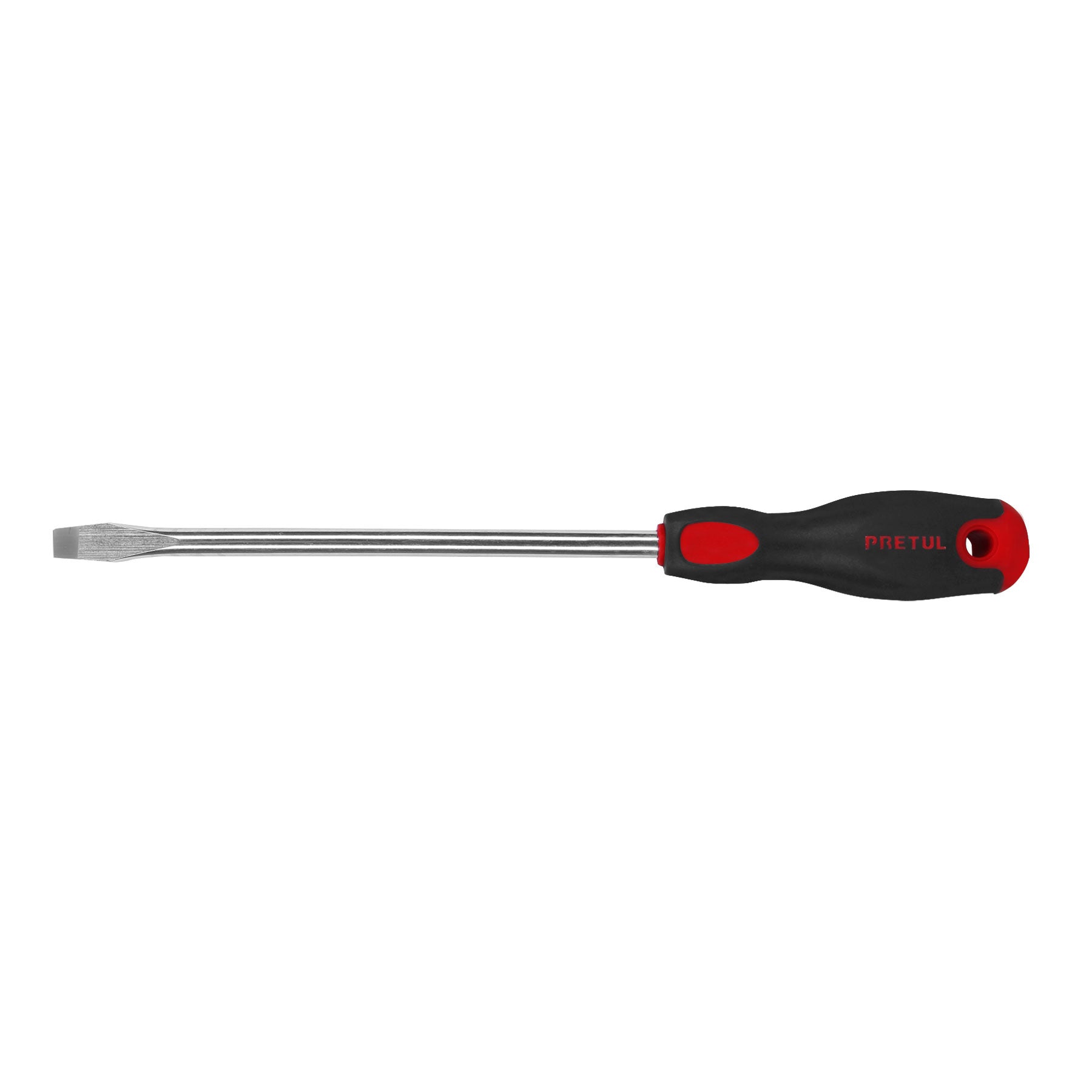 Desarmador plano, 3/8' x 8', mango Comfort Grip, Pretul