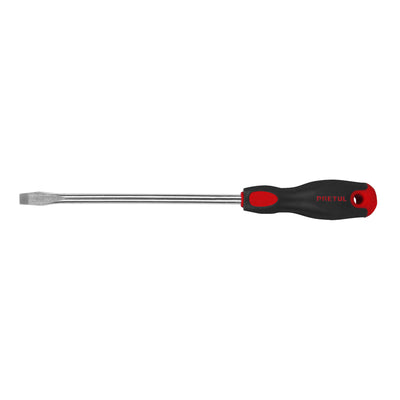 Desarmador plano, 3/8' x 8', mango Comfort Grip, Pretul