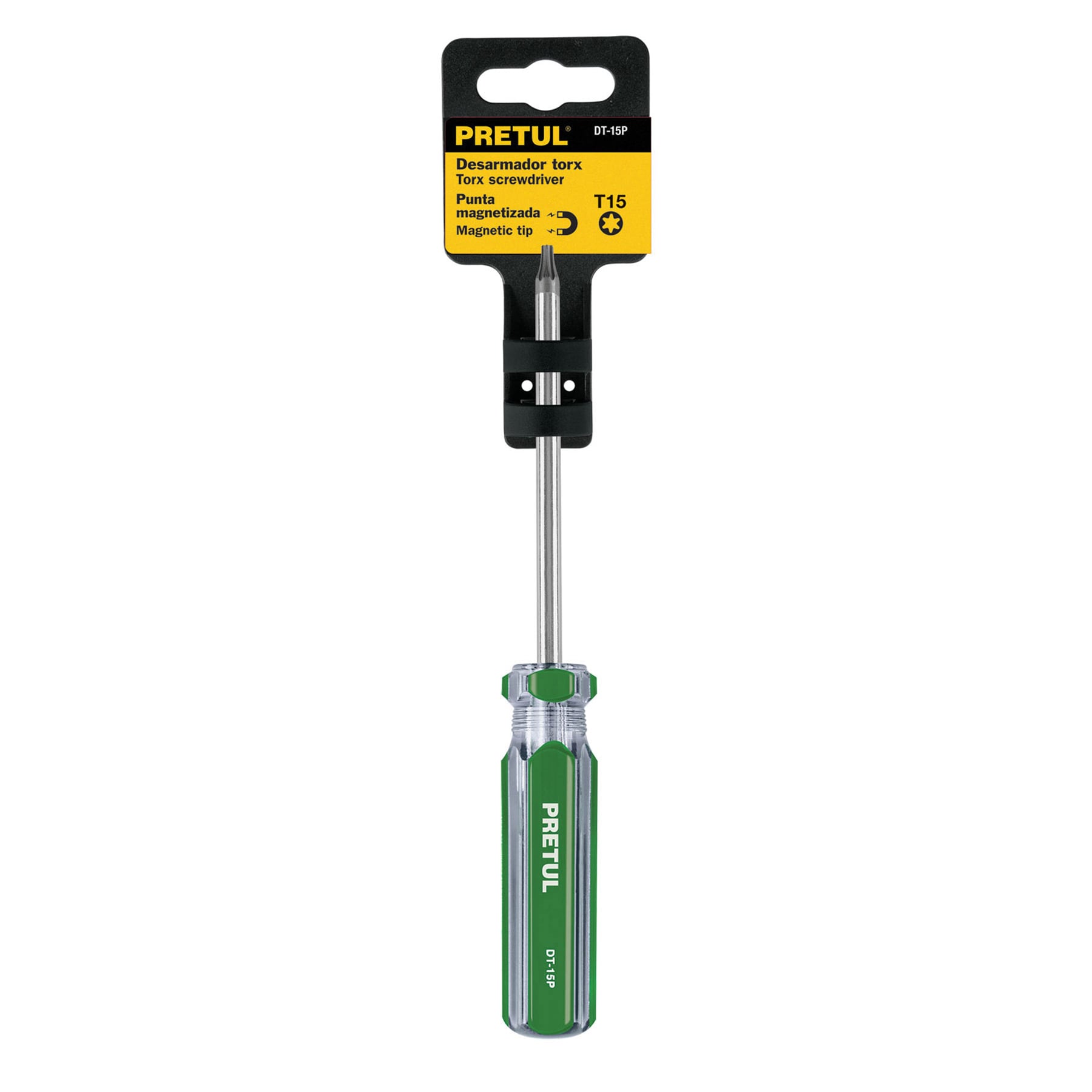 Desarmador punta Torx T 15 mango de PVC Pretul