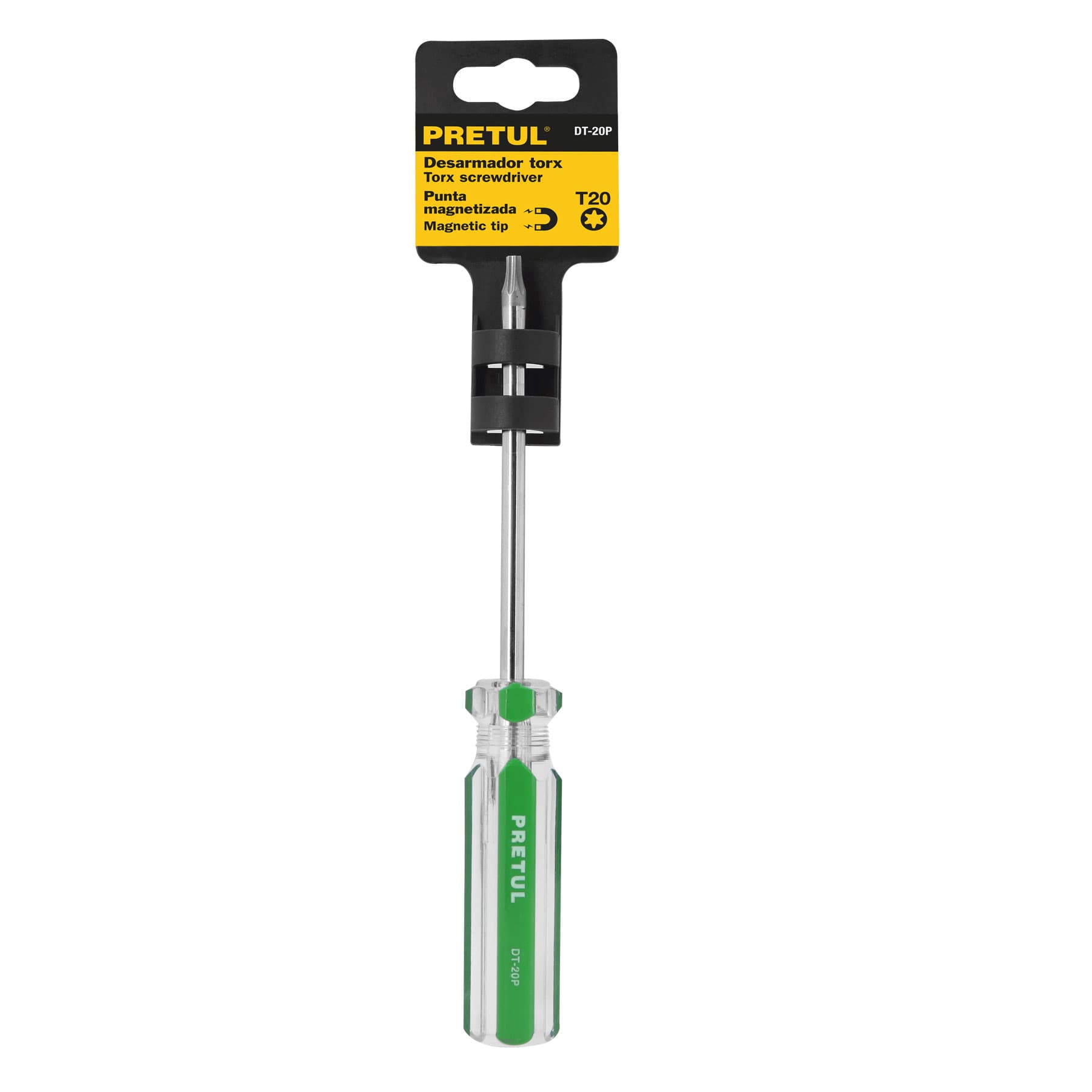 Desarmador punta Torx T 20 mango de PVC Pretul