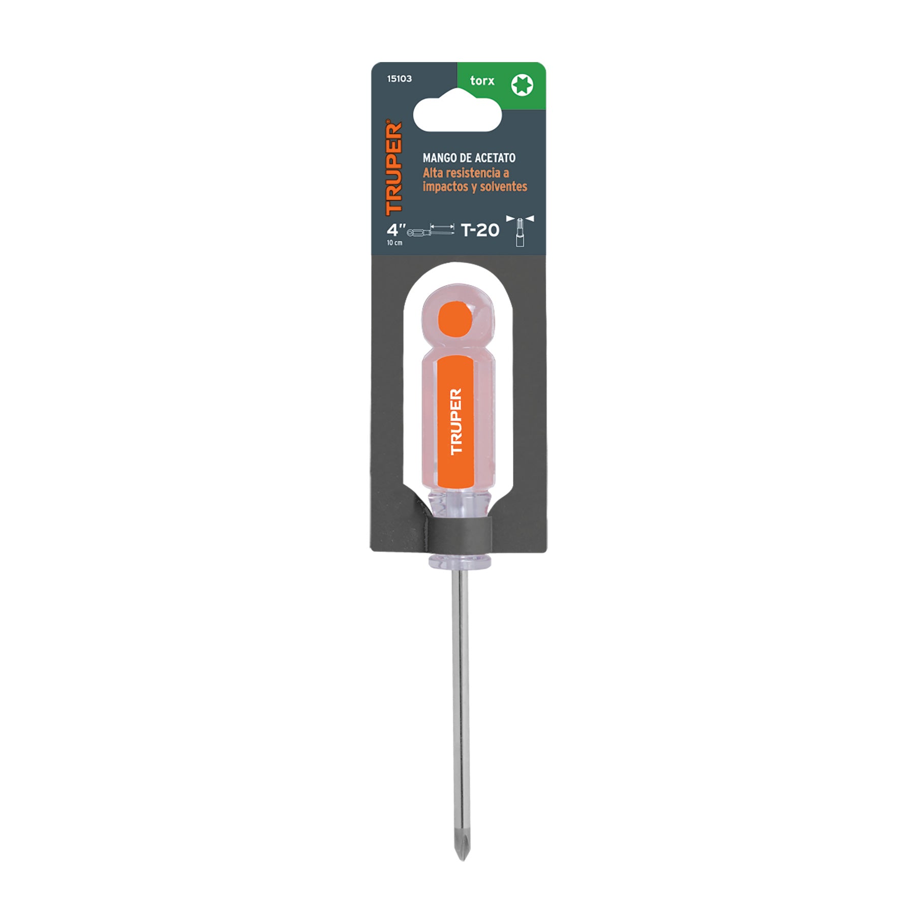 Desarmador punta Torx T 20 mango de acetato