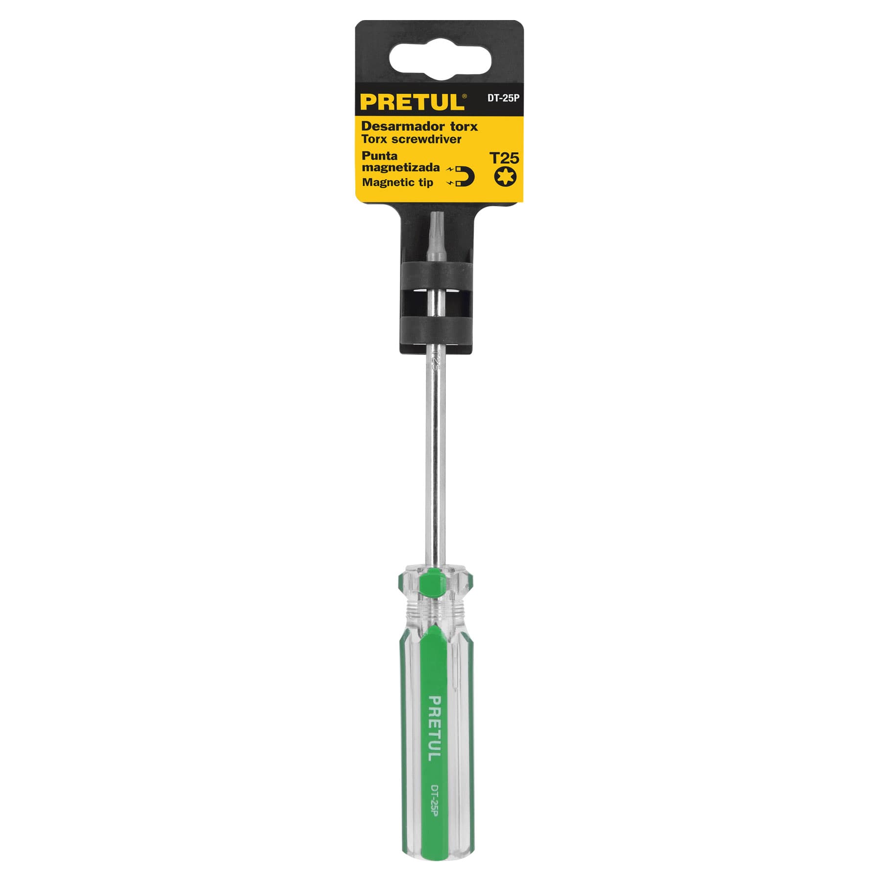 Desarmador punta Torx T 25 mango de PVC Pretul