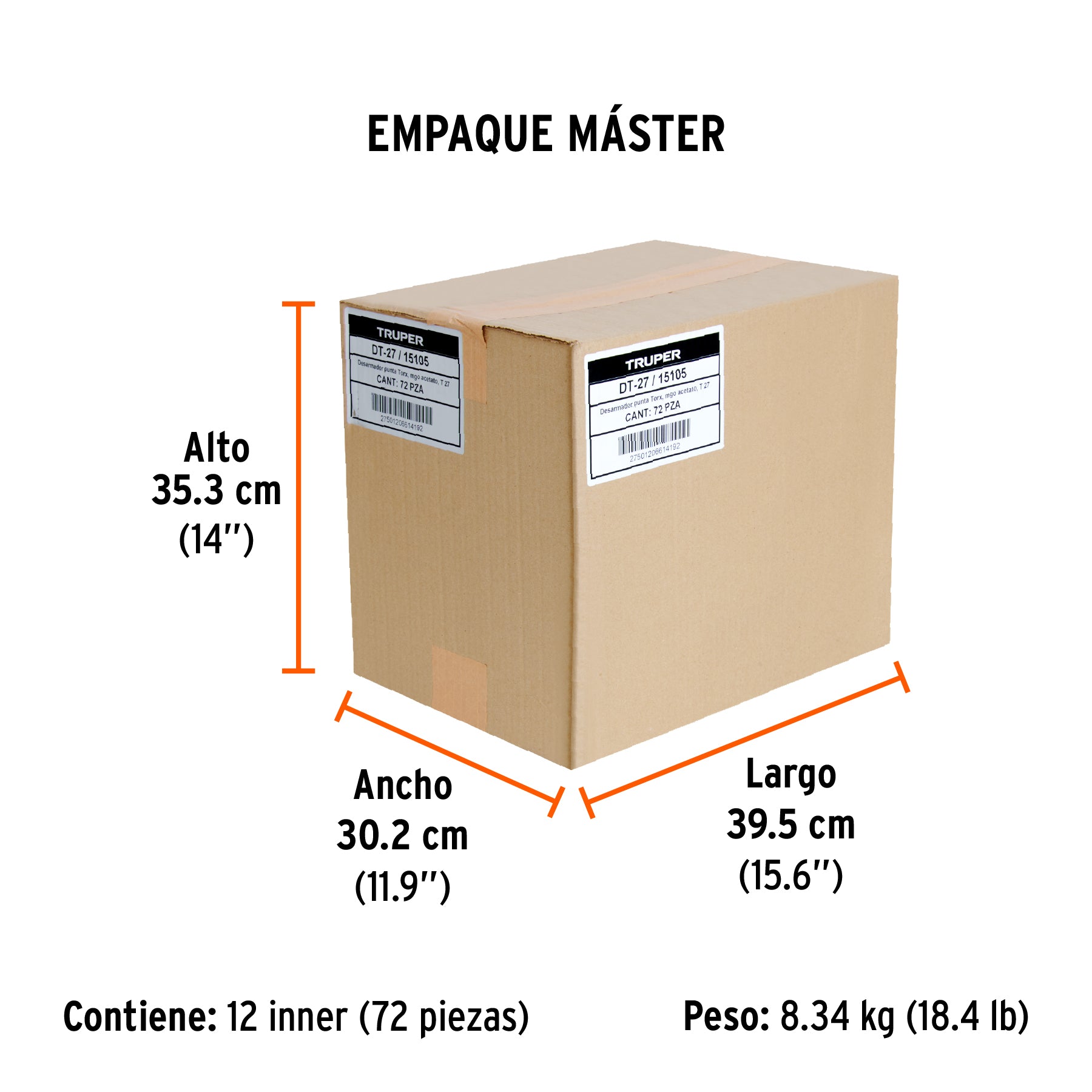 Desarmador punta Torx T 27 mango de acetato