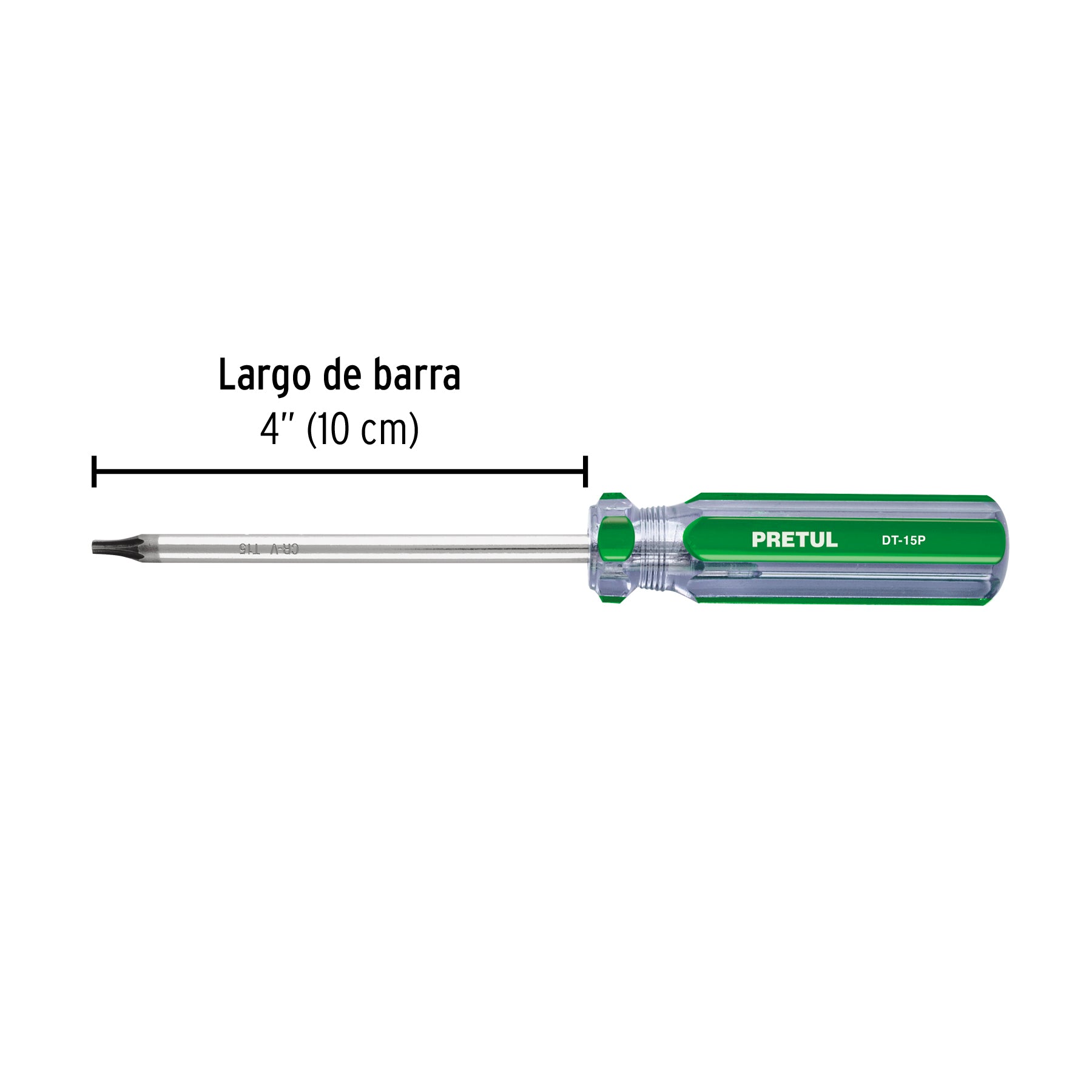 Juego de 6 desarmadores Torx mango de PVC, Pretul