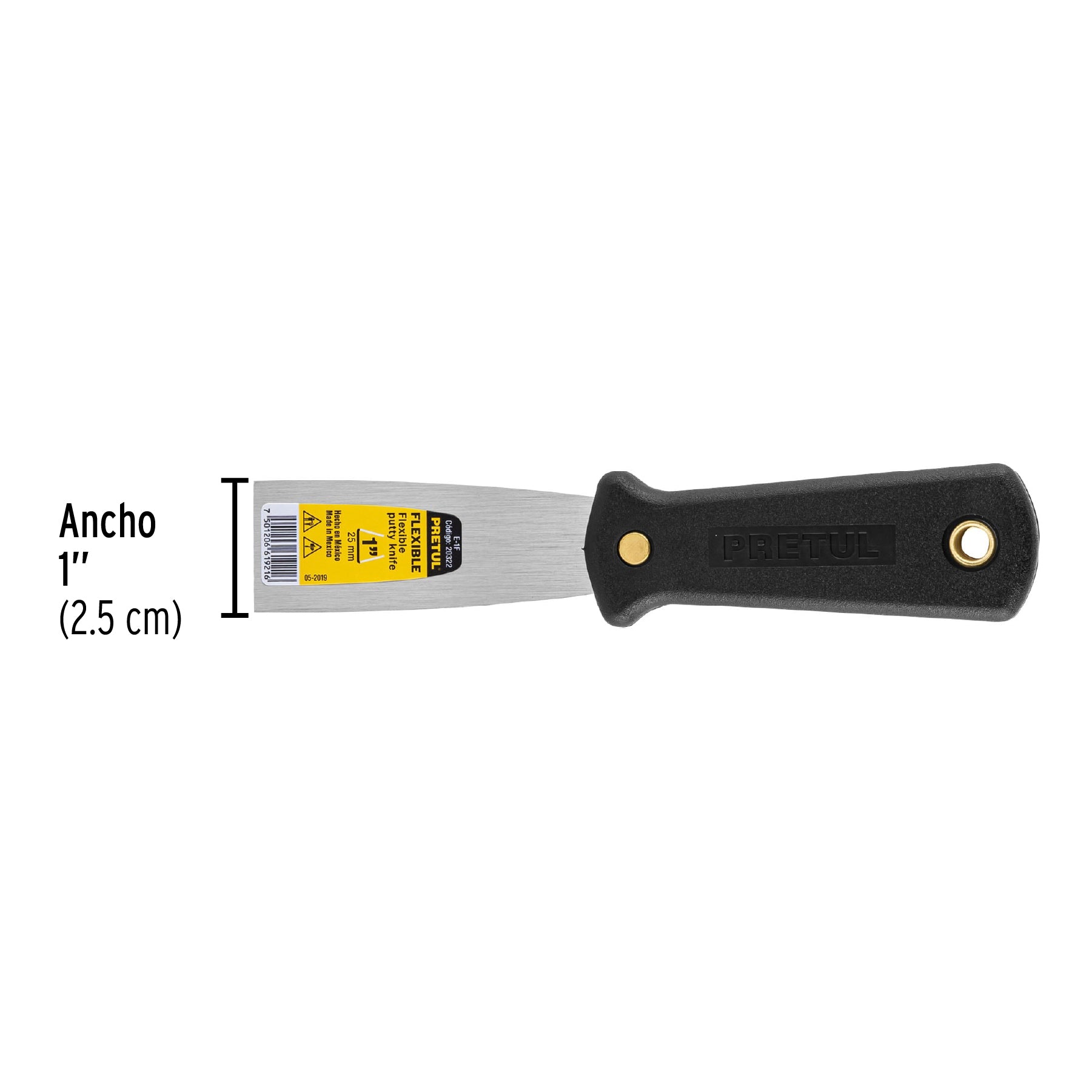 Espátula 1", flexible