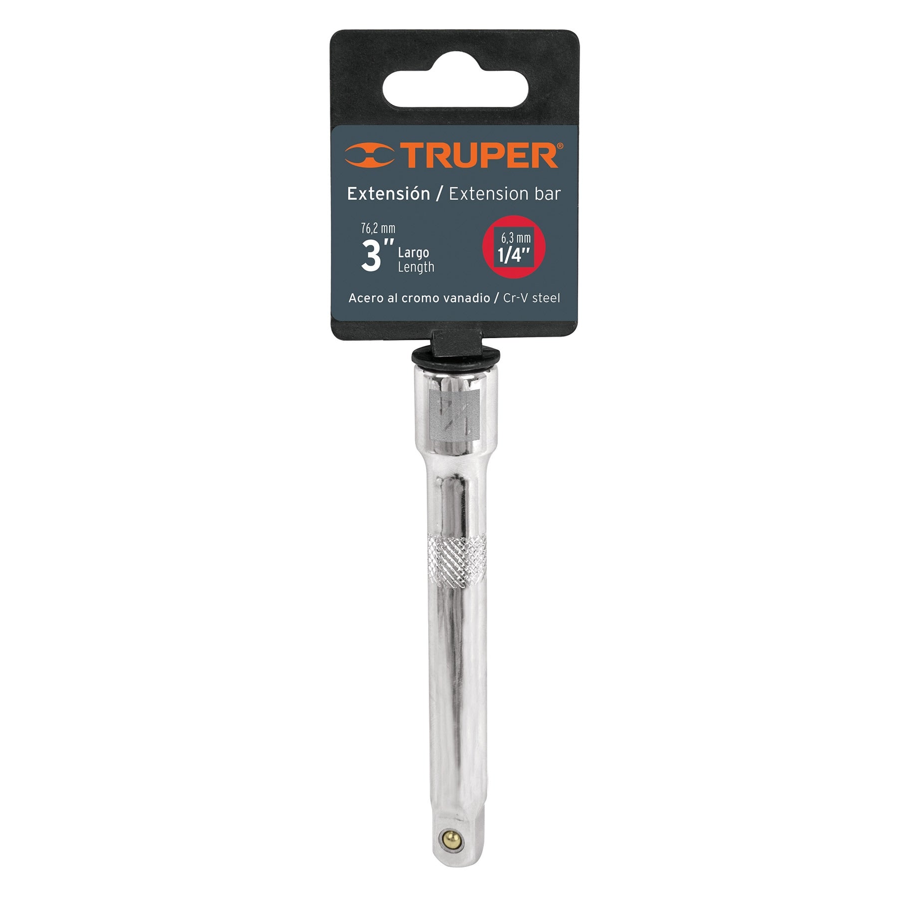 Extensión de 3" para matraca, para dados cuadro 1/4"