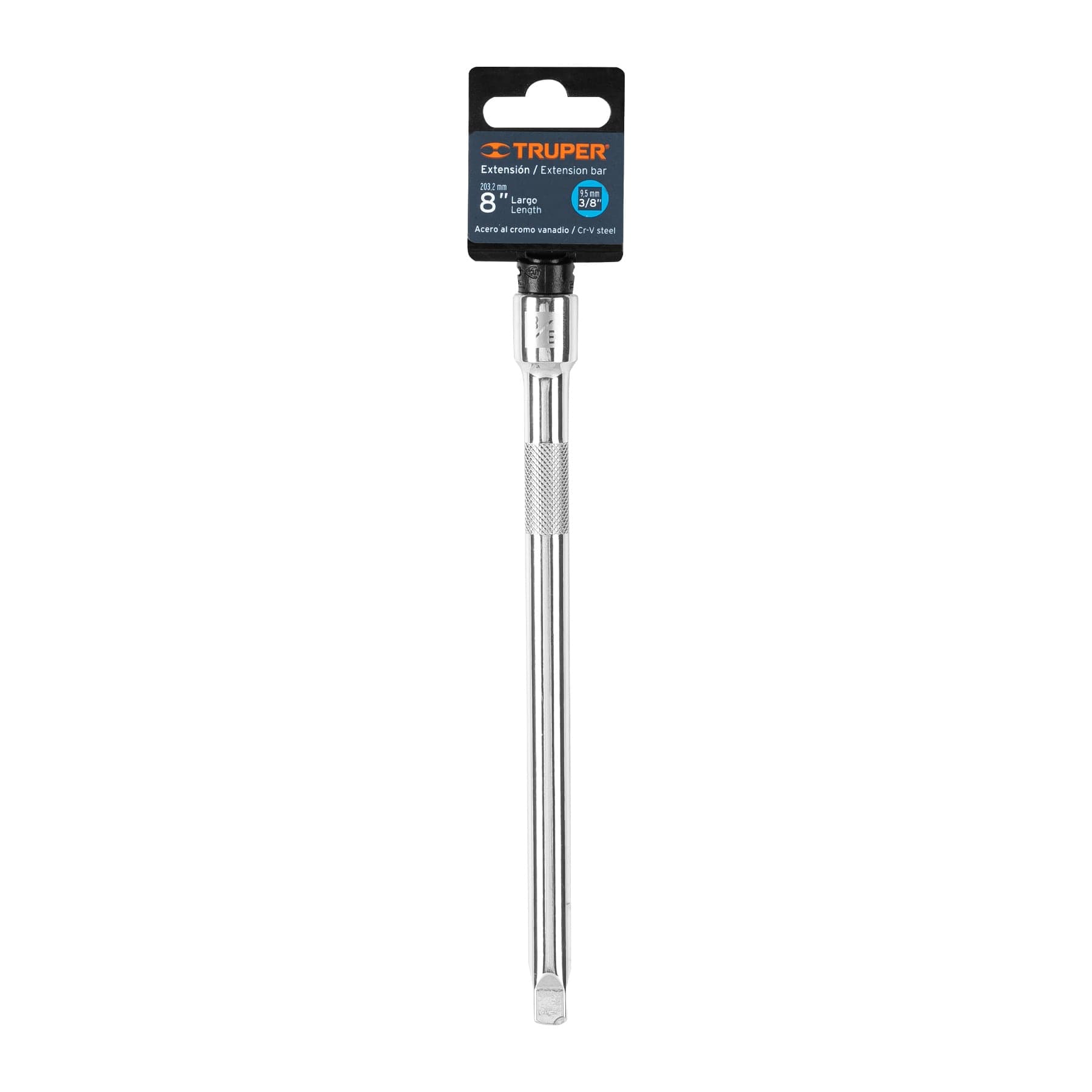 Extensión de 8" para matraca, para dados cuadro 3/8"