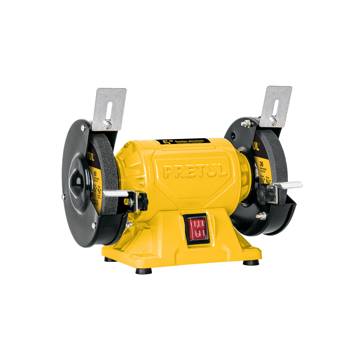 Esmeril de banco de 5" de 1/6 Hp Pretul