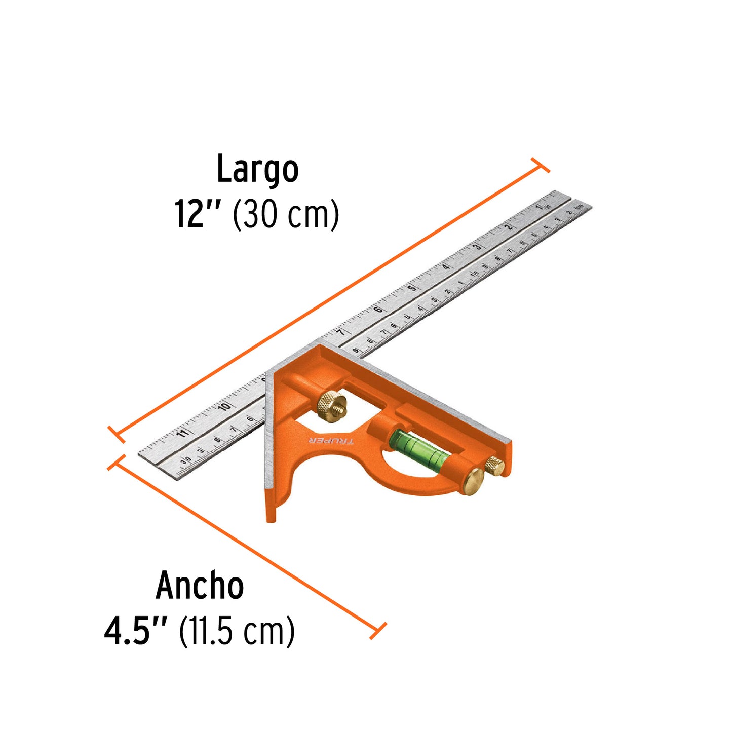 Escuadra de combinación, 12"
