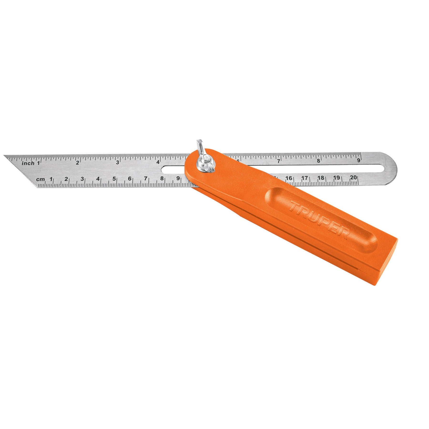 Escuadra falsa, mango de plástico, 8"