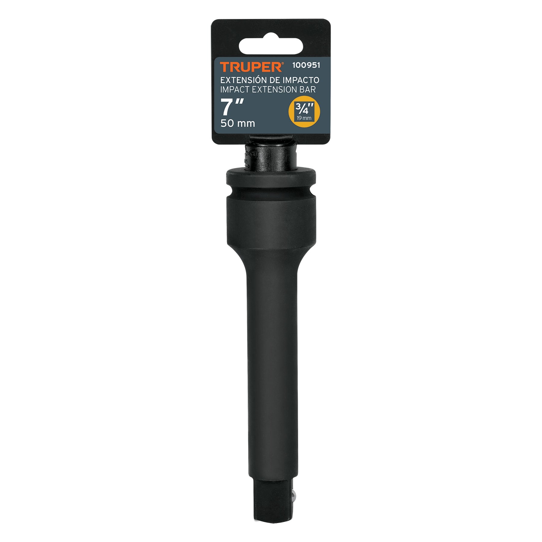 Extensión cuadro 3/4' de impacto, largo 7', Truper