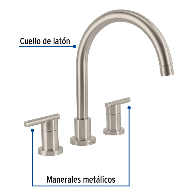 Mezcladora cuello alto, satín, Element