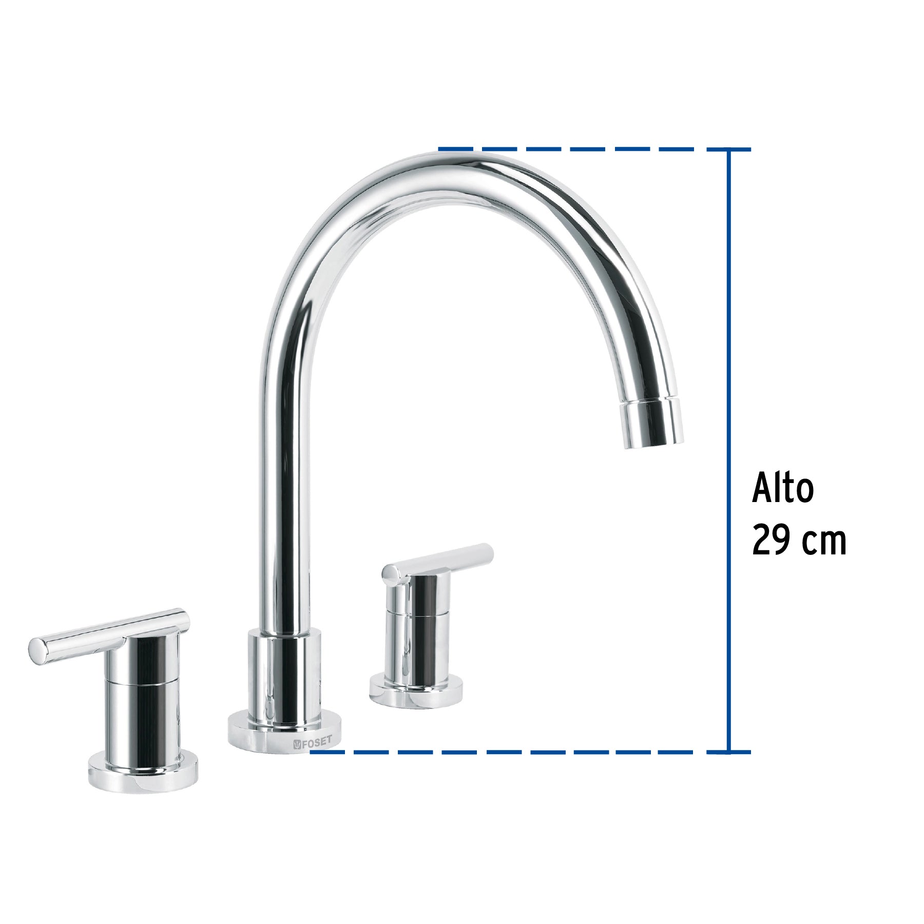 Mezcladora para fregadero, cuello alto, Element