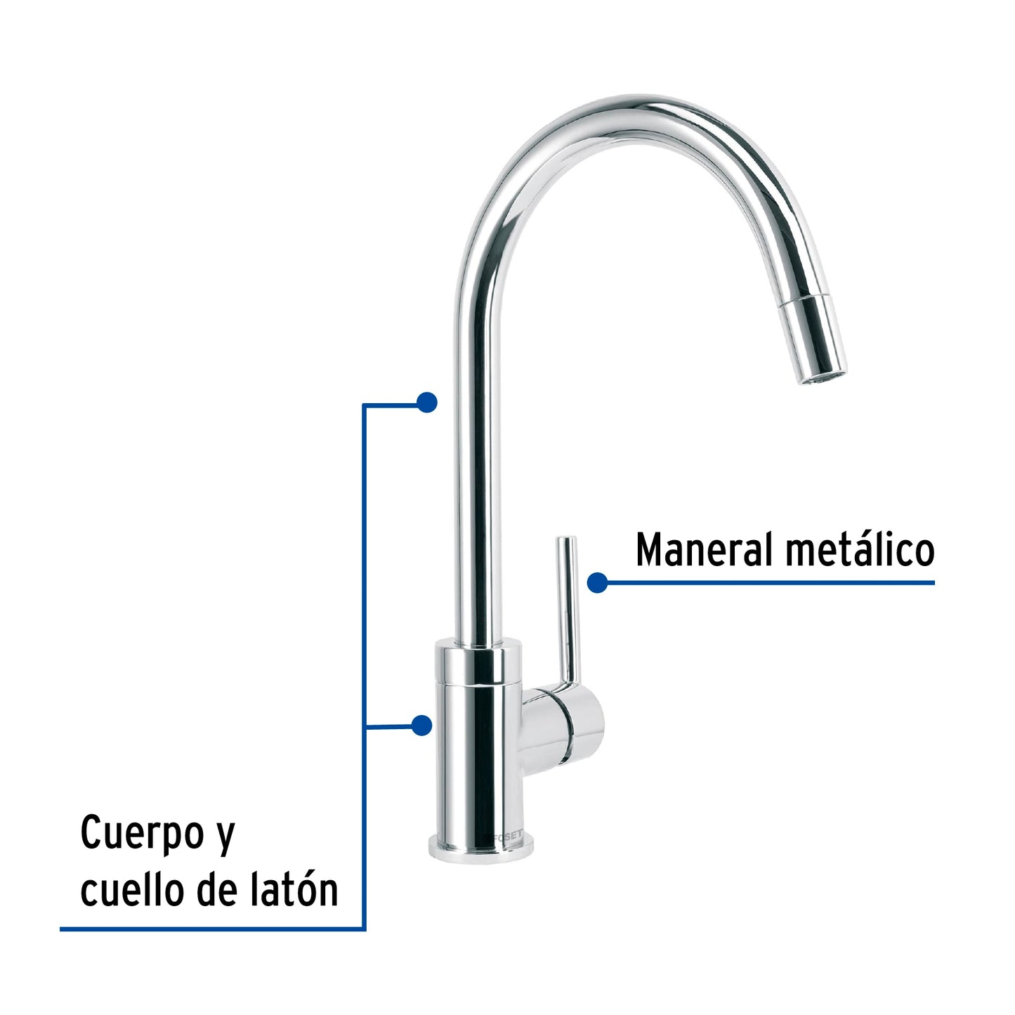 Mezcladora para fregadero con manguera extraíble, Element