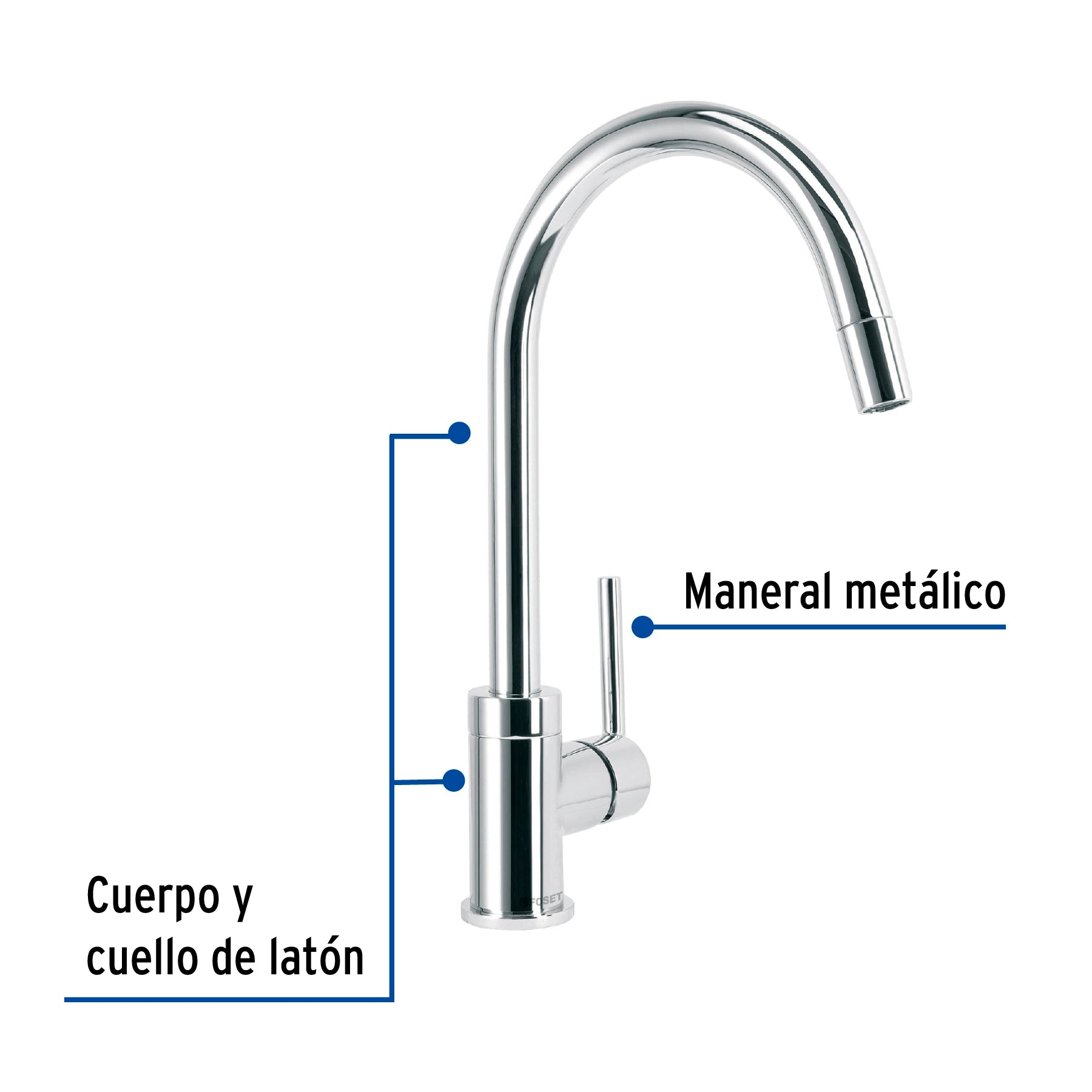Mezcladora para fregadero con manguera extraíble, Element