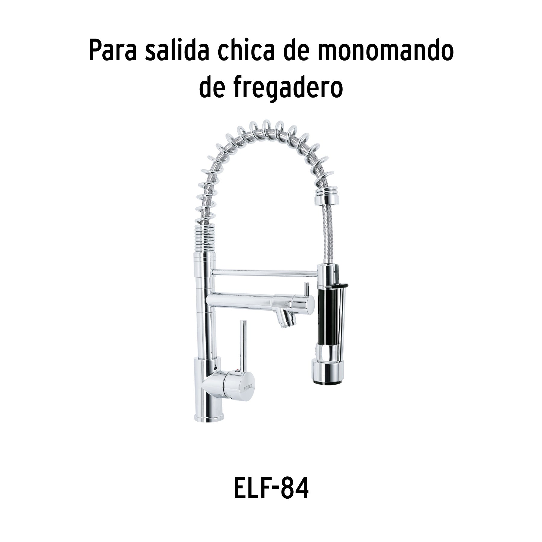 Maneral repuesto para salida chica de ELF-84, cromo, Foset