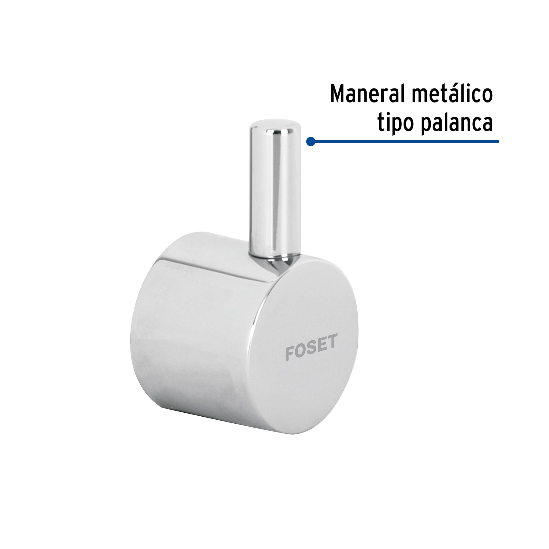 Maneral repuesto para salida chica de ELF-84, cromo, Foset