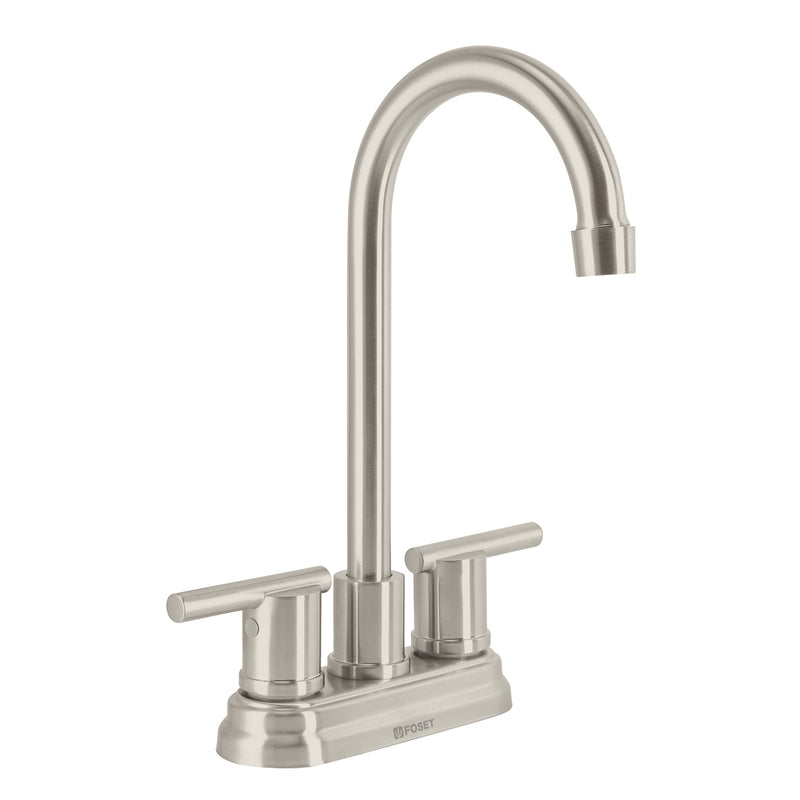 Mezcladora para lavabo de 4", tipo bar, satín, Element