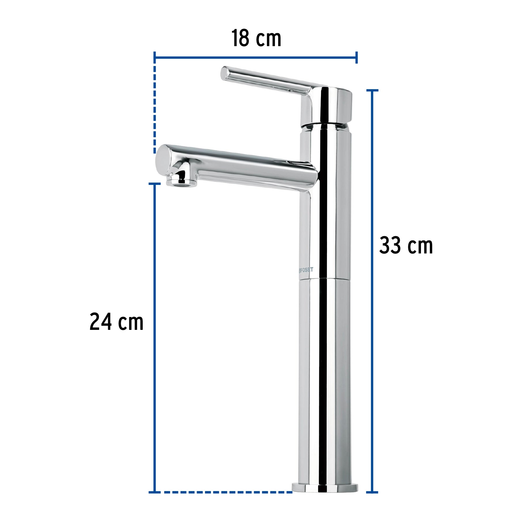 Monomando alto para lavabo, Element