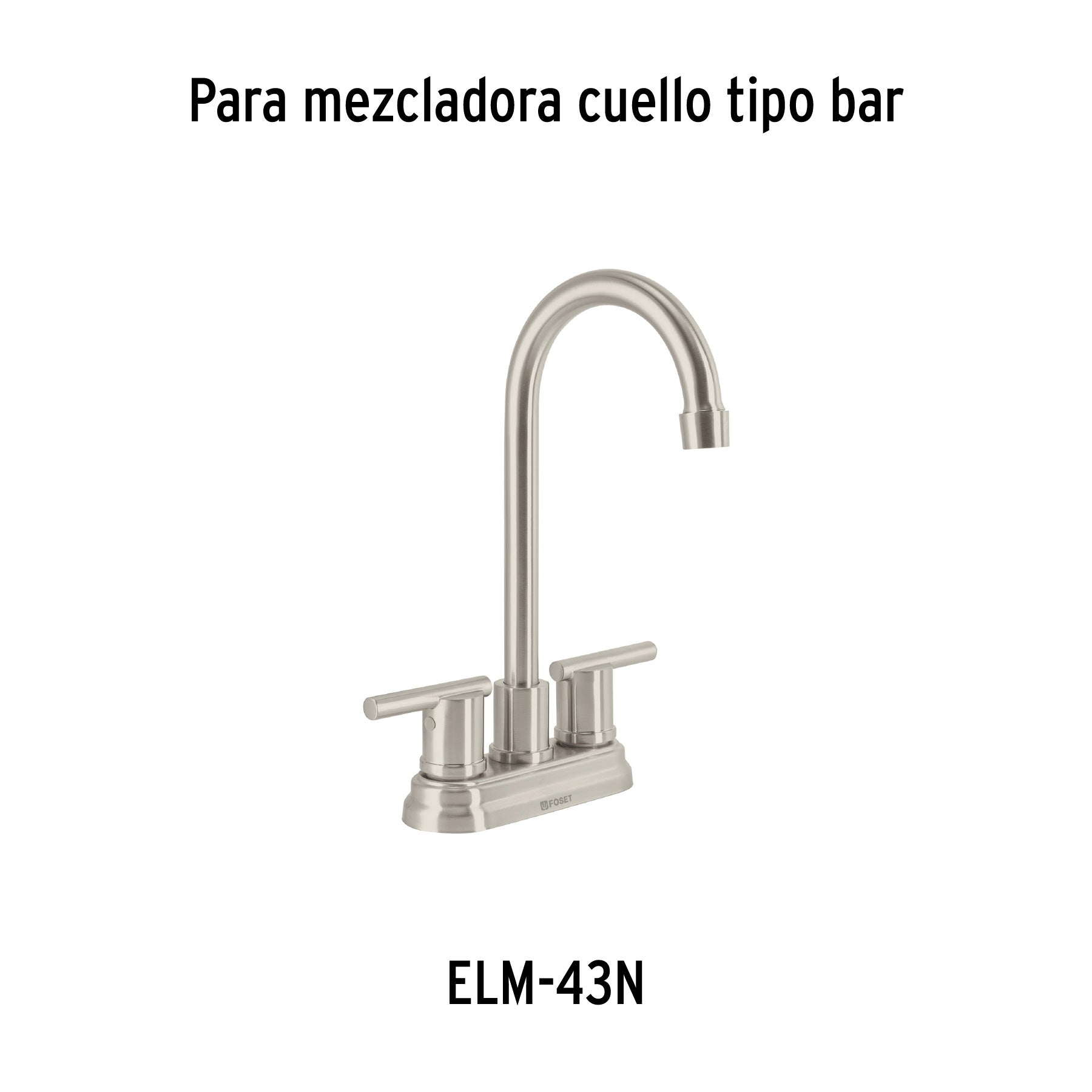 Juego de 2 manerales para lavabo y fregadero, satín, Element