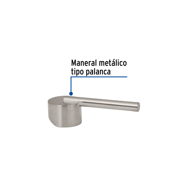 Maneral monomando para lavabo, satín, Element