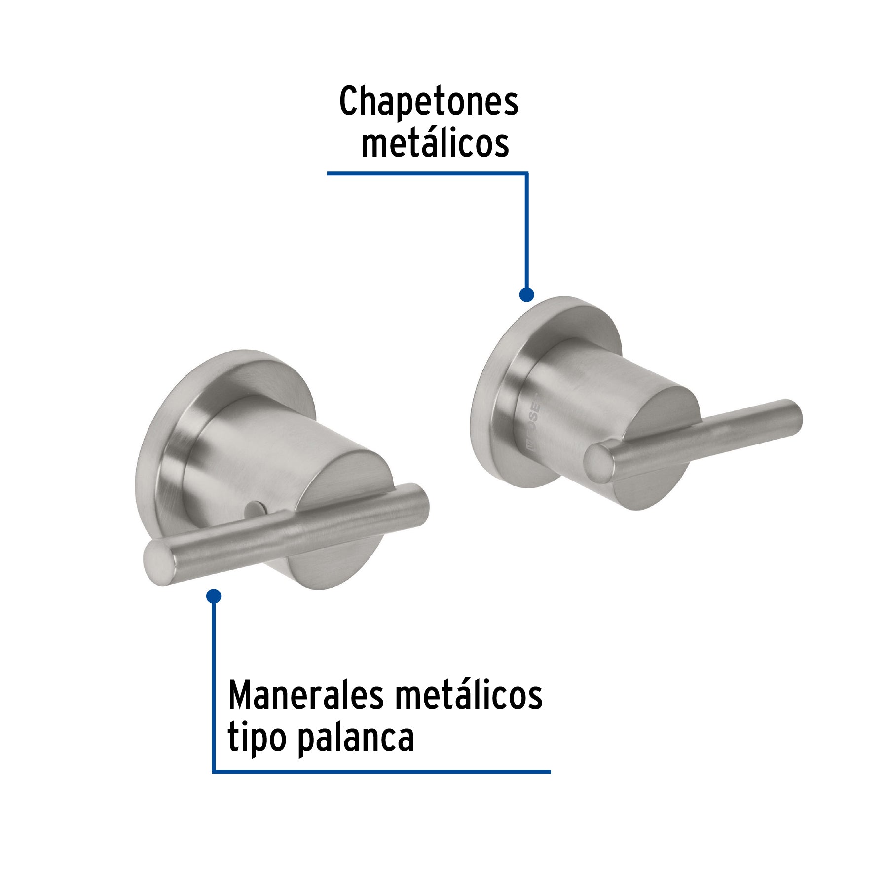 Manerales para regadera, satín, Element