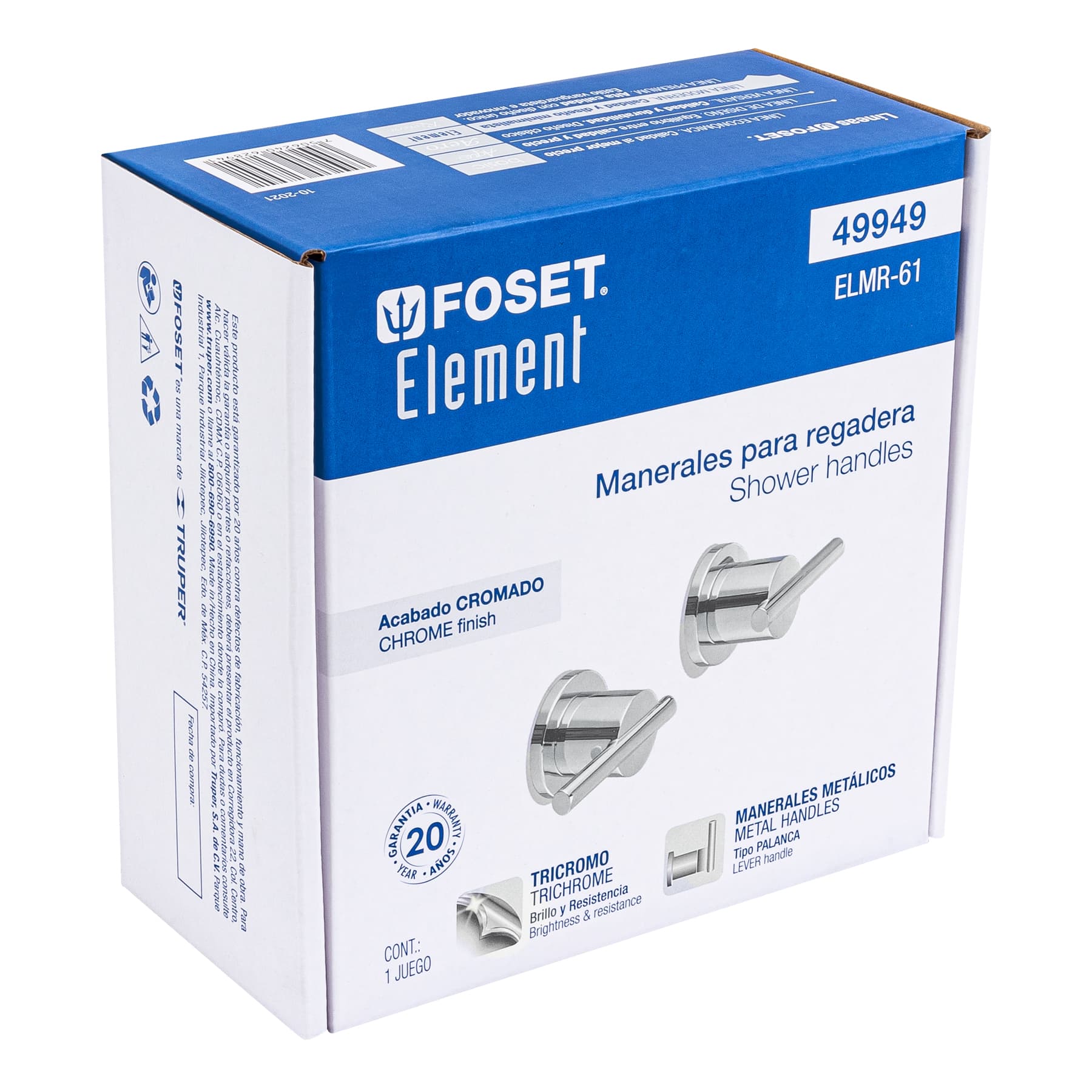 Manerales para regadera, Element