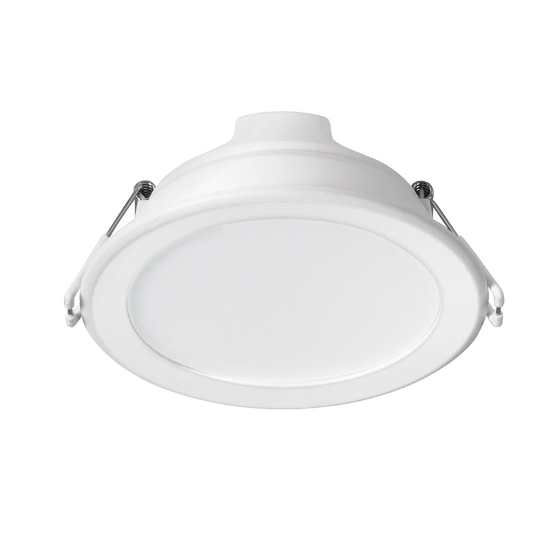 Luminario LED empotrado redondo, 7W, 6500K, Basic