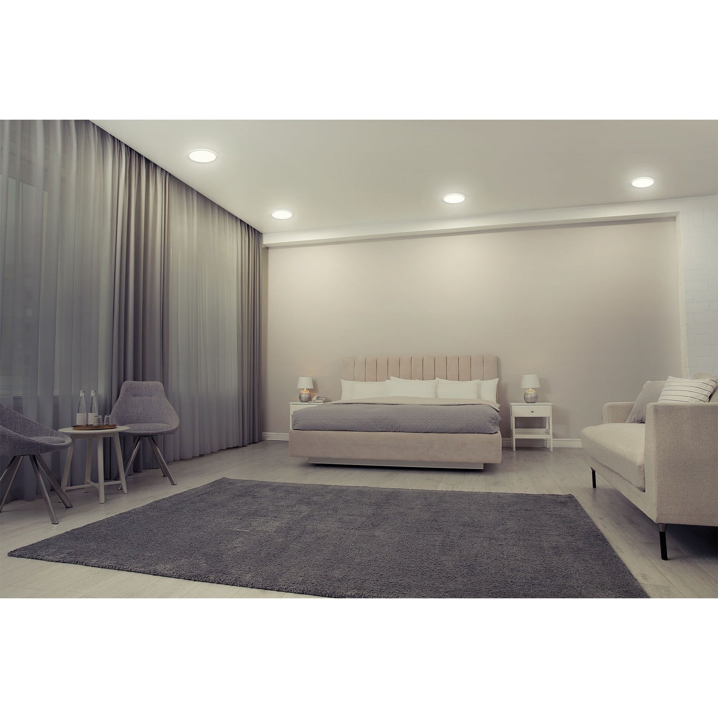 Luminario de LED para empotrar 15 W, ajustable, luz de día SUSTITUTO 47797