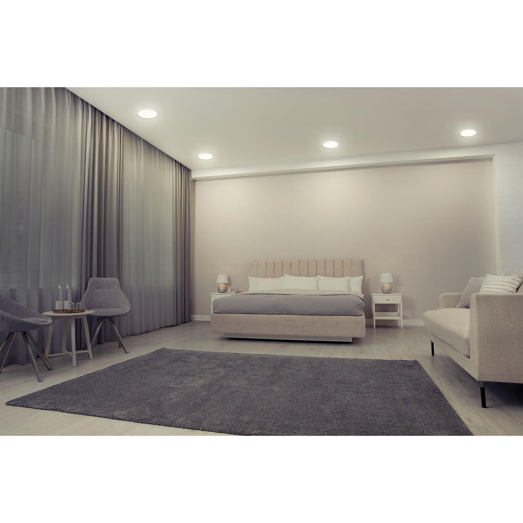 Luminario de LED para empotrar 15 W, ajustable, luz de día SUSTITUTO 47797