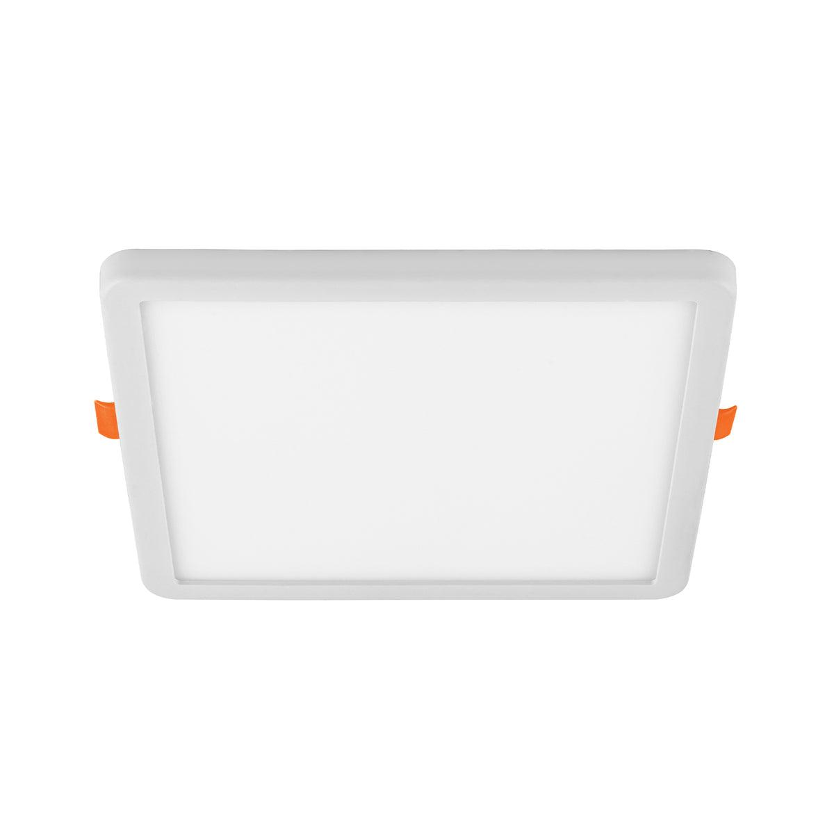 Luminario LED empotrable ajustable 15 W, cuadrado luz de día