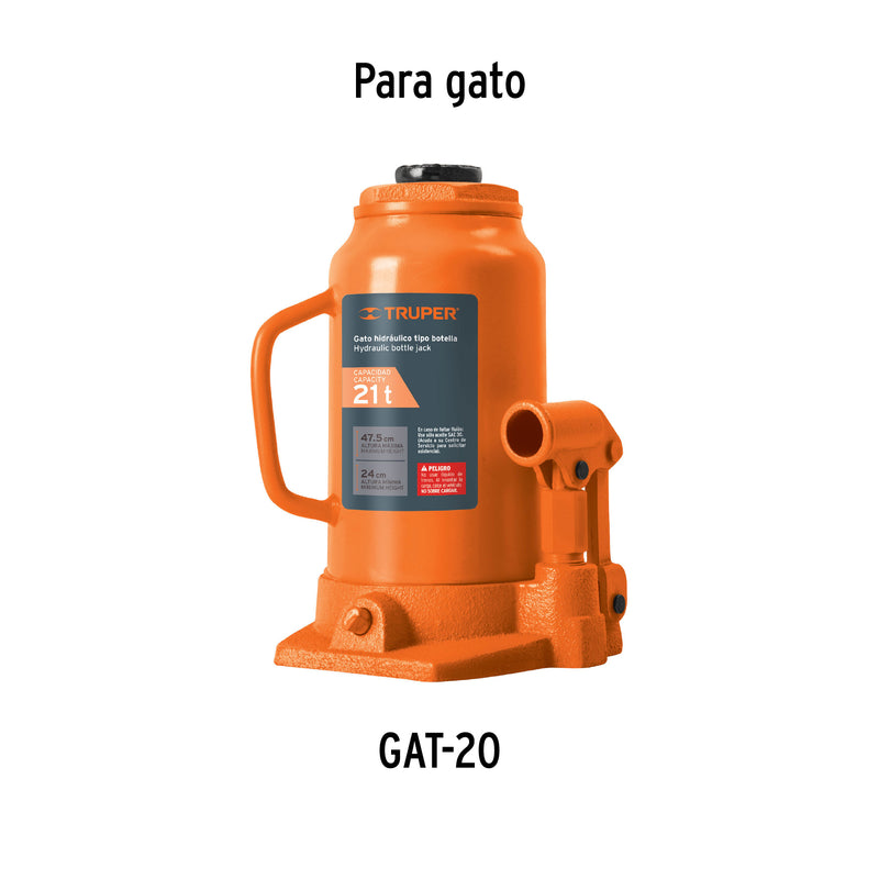Empaques de repuesto para gato de botella de 20 toneladas
