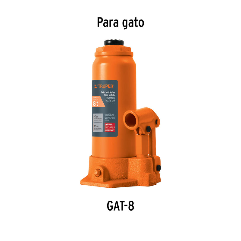 Empaques de repuesto para gato de botella de 8 toneladas